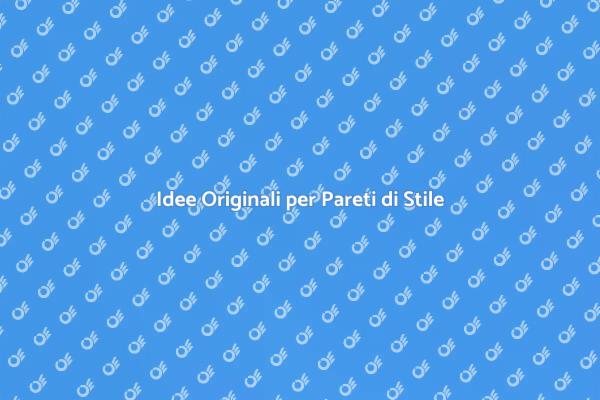 Rendi Uniche le Tue Pareti!