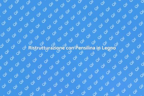 Pensilina in Legno Stile Industriale
