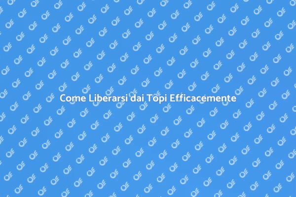 Disinfestazione: Liberati dai Topi!