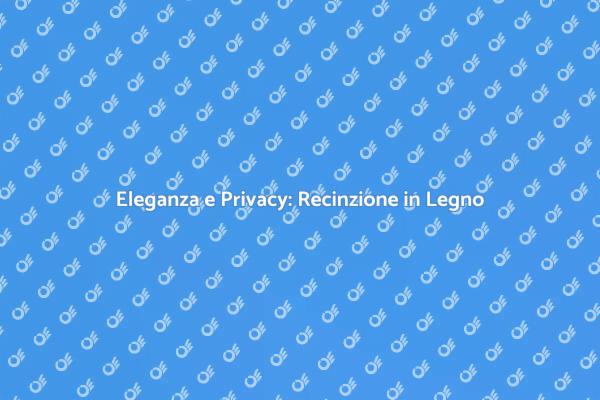 Guida all'Installazione della Recinzione