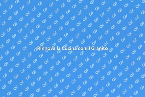 Piano di Lavoro in Granito per Cucina