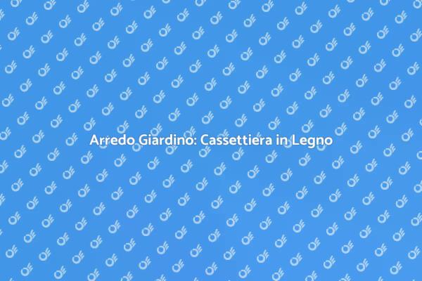 Eleganza e Funzionalità nel Giardino