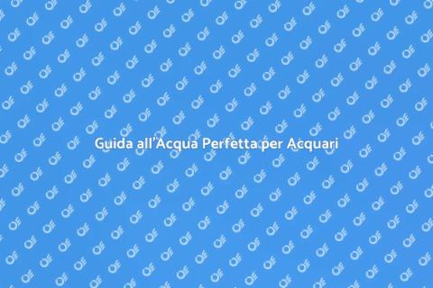 Acqua Ideale per il Tuo Acquario