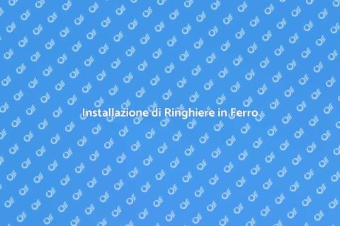 Ringhiere in Ferro per Negozi