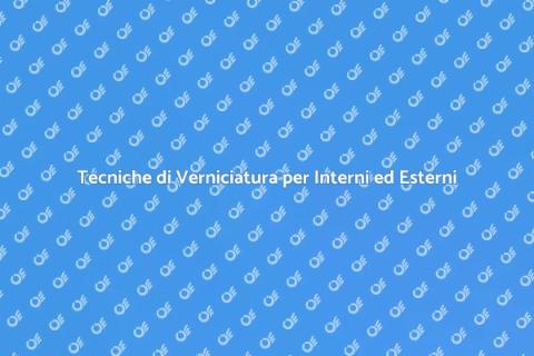 Verniciatura Superfici Interne ed Esterne