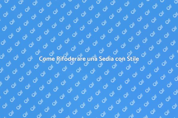 Rinnova il Tuo Arredamento con Stile