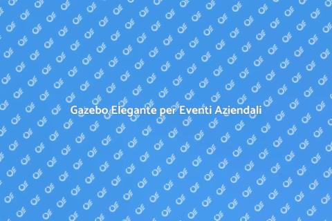 Gazebo in Legno per Eventi Aziendali