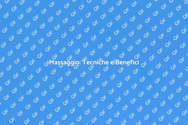 Impara il Massaggio: Iscriviti Ora!