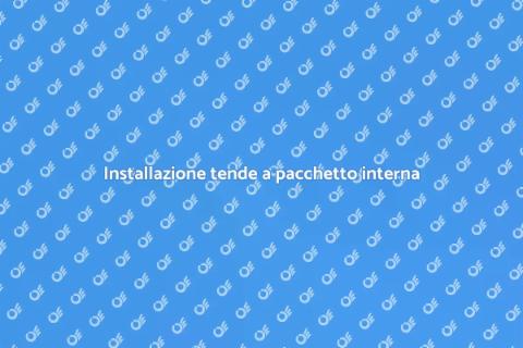 Tende a pacchetto per interni eleganti