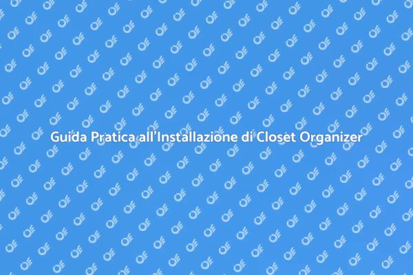 Installazione Facile di Closet Organizer