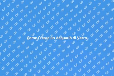 Acquario di Vetro: Ecosistema Affascinante