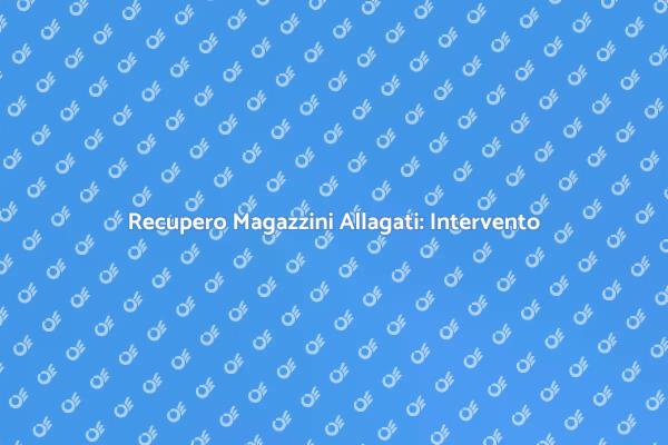 Magazzini Allagati: Importanza della Bonifica