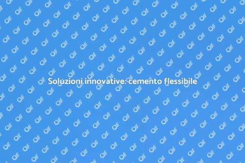 Cemento flessibile per superfici