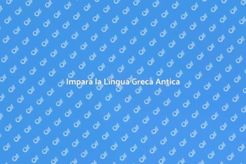 Corso di Lingua Greca Antica