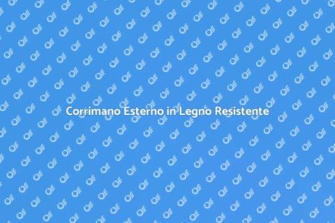Corrimano in Legno per Esterni
