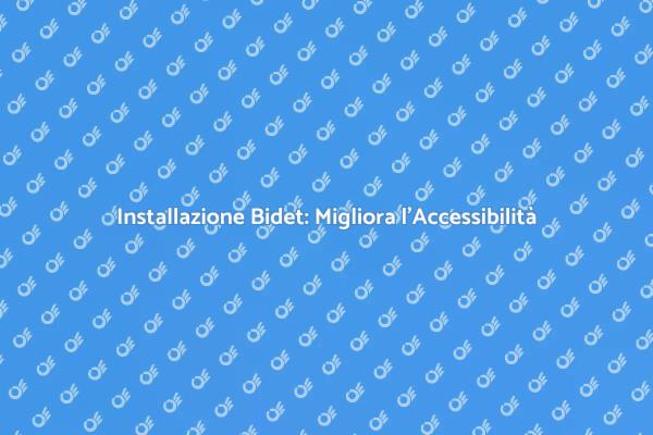 Accessibilità e Comfort: Bidet per Disabili