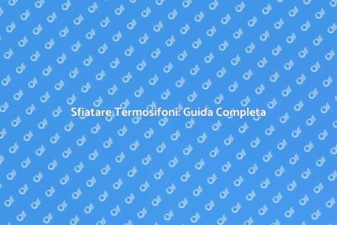 Kit per Sfiatare Termosifoni Facile