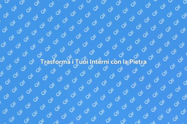 Pietra Scintillante per i Tuoi Interni