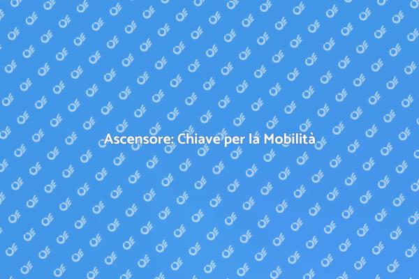 Ascensori: Fondamentali per l'Accessibilità