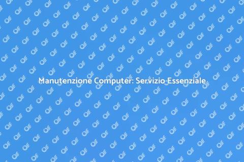 Tecnico Manutenzione Computer Indispensabile