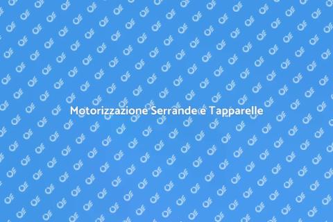 Installare Motorizzazione Domotica