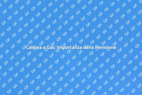 Revisione Caldaia a Gas: Sicurezza Casa