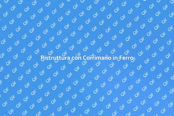 Il Corrimano in Ferro che Stavi Cercando