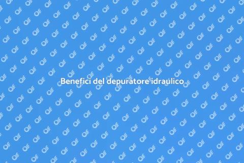 Depuratore nell'impianto idraulico