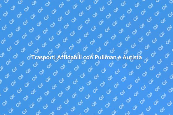 Pullman con Autista per Eventi