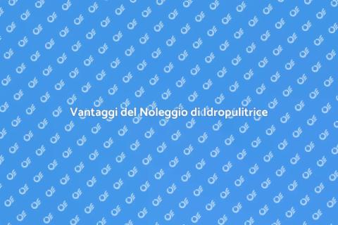 Noleggiare Idropulitrice Elettrica