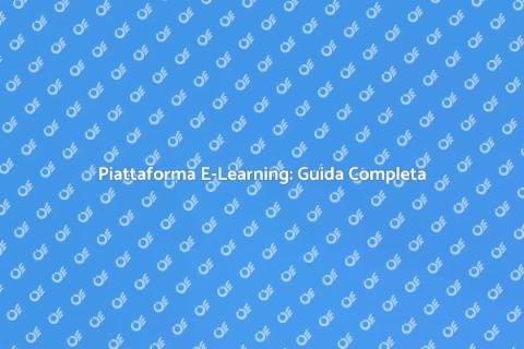 Creazione Piattaforma E-Learning