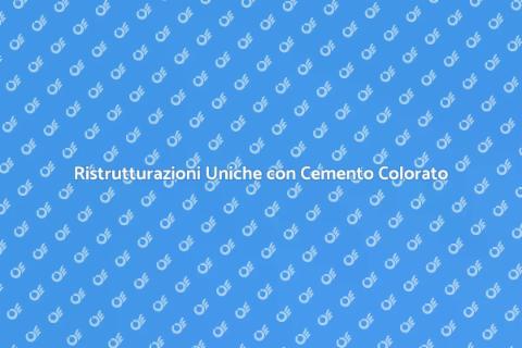Cemento Colorato: Ristruttura con Stile