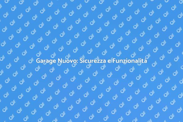 Garage Ristrutturato: Funzione e Sicurezza