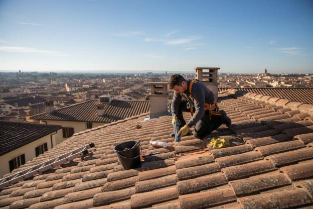 Riparare delle perdite del tetto