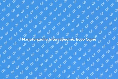 Riparare un Intercapedine Facile