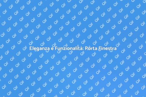 Porta Finestra con Veneziane Integrate