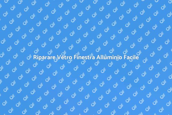 Come Fissare un Vetro su Finestra