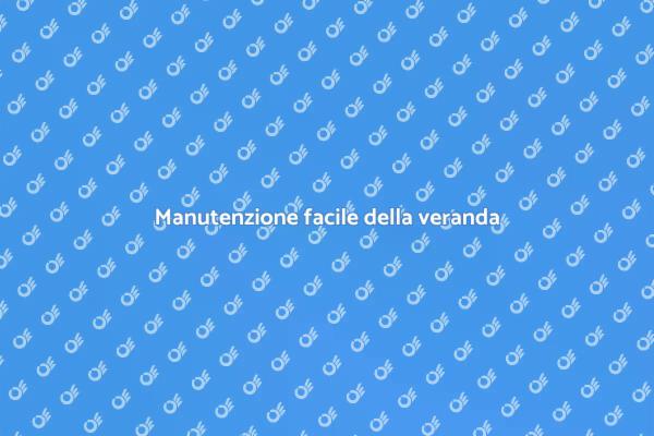 Rendi la tua veranda un rifugio pulito