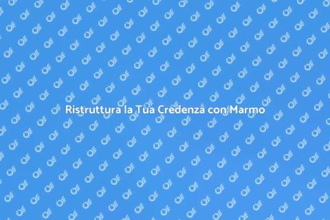 Credenza Elegante in Marmo Pregiato