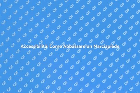 Abbassare Marciapiede per Accessibilità