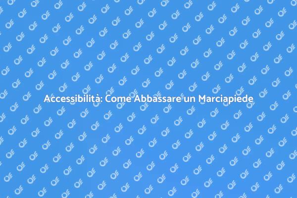 Marciapiedi Abbassati per Tutti