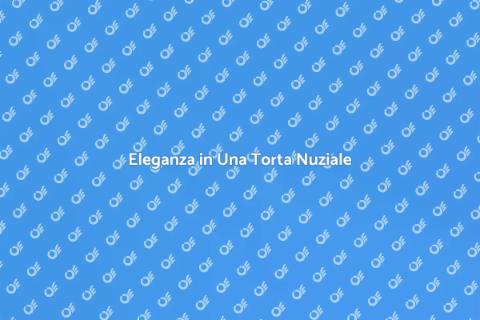 Torta Nuziale Minimalista e Moderna