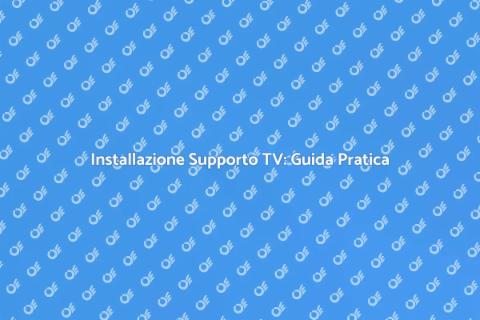Supporto TV a Soffitto: Design Innovativo