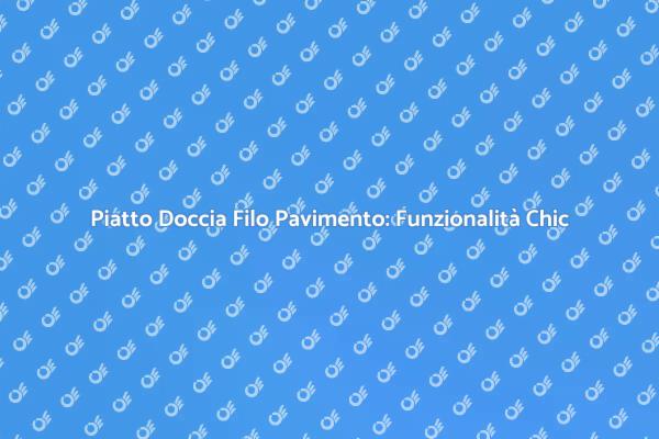 Rinnova il Tuo Bagno con Eleganza
