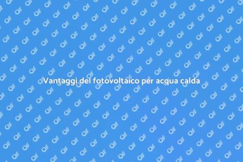 Installare un sistema fotovoltaico