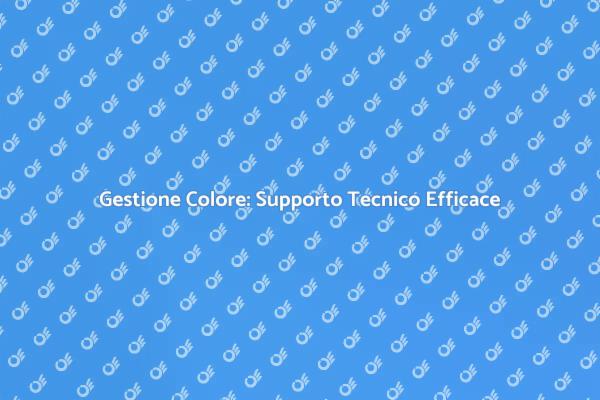 Colore e Design: Supporto Tecnico