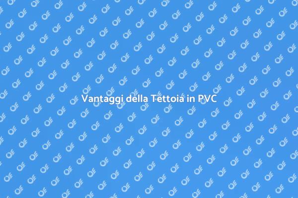 Tettoia in PVC: Estetica e Funzionalità