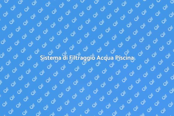 Purifica l'Acqua della Tua Piscina