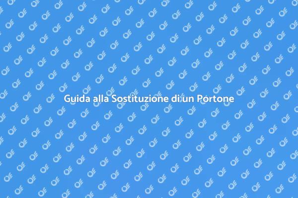 Come Sostituire un Portone in Legno