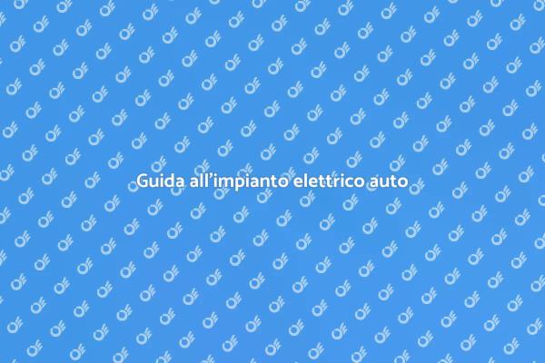 Analisi dell'impianto elettrico auto